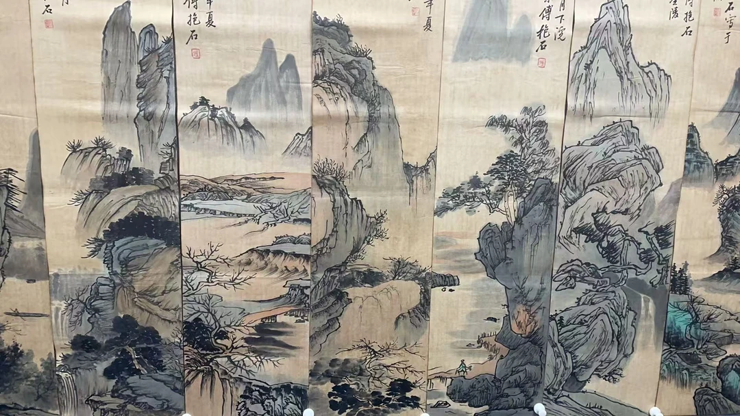 【优斯特】精品十二条屏装饰画通用链接
