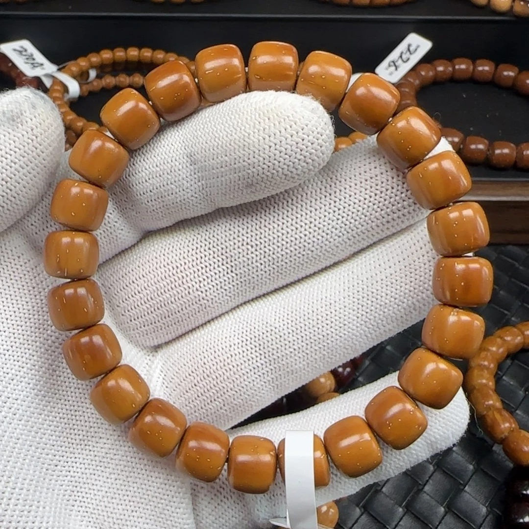 ****.紫金鼠手串10.3mm实心老型（黄金甲）清仓福利194