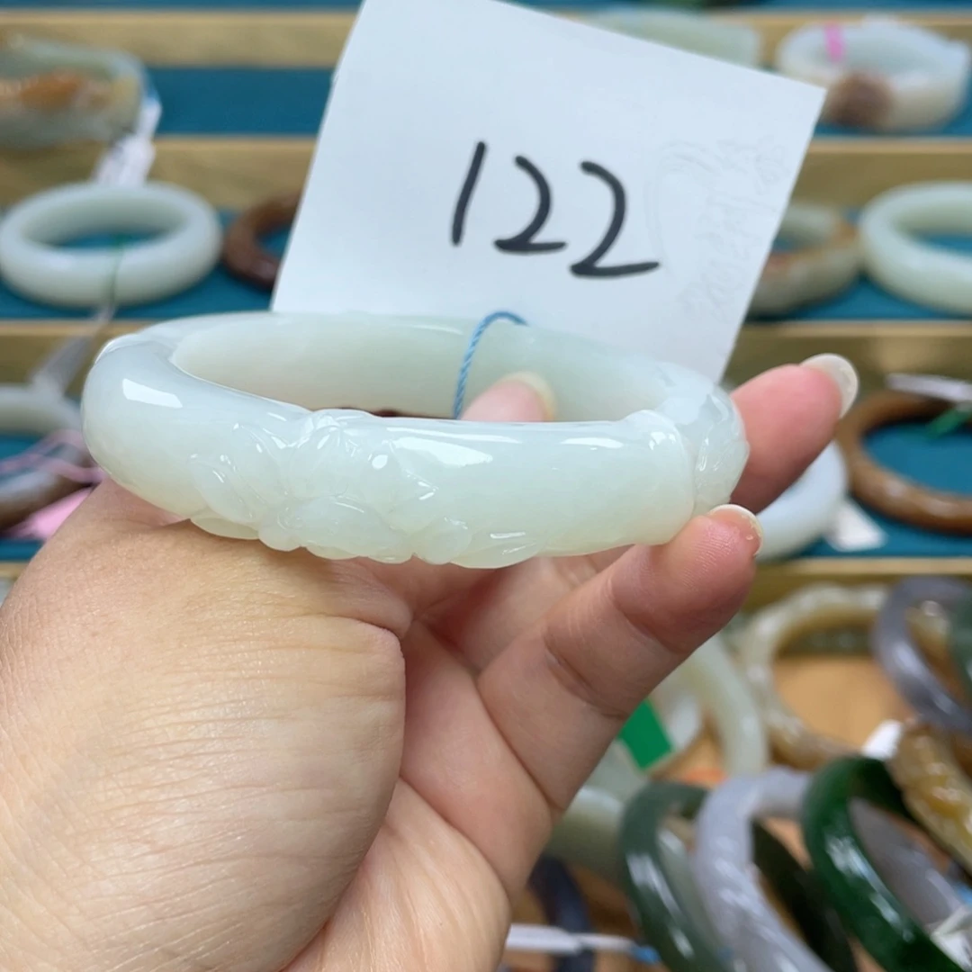 未镶嵌手镯和田玉圈口59