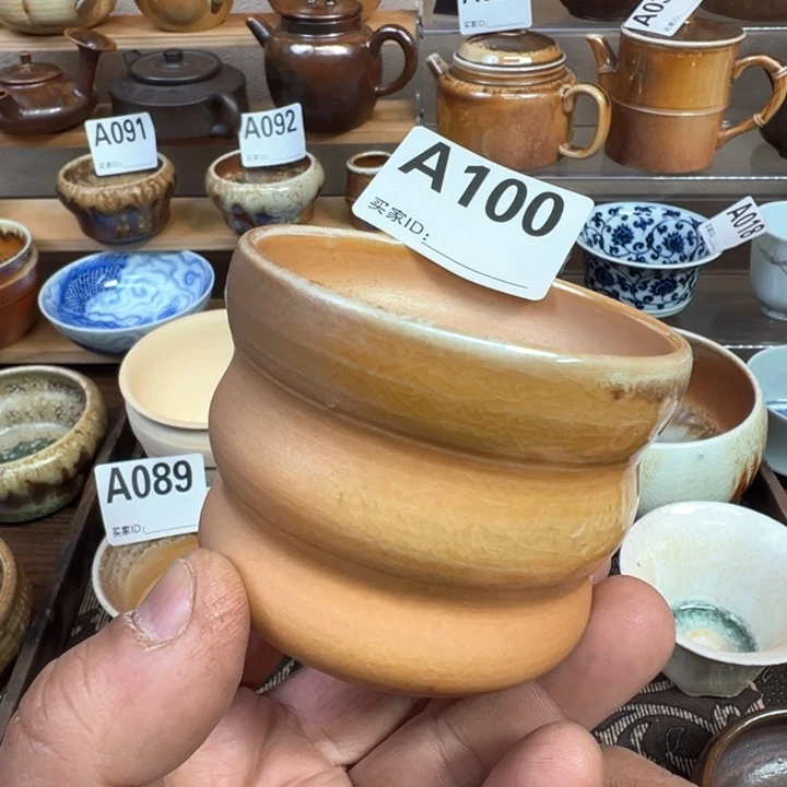 摆件100景德镇手工柴烧茶器