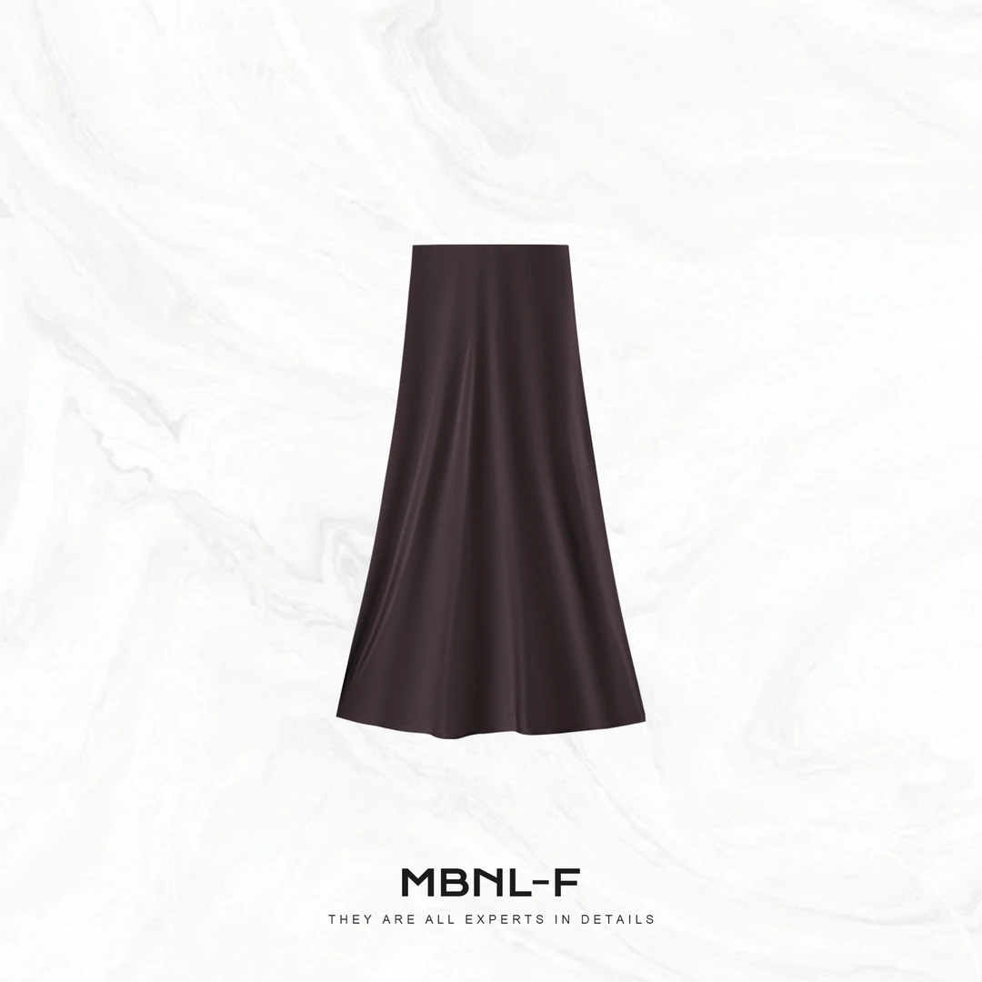 MBNL-F “优雅随行” 100%醋酸垂感小鱼尾半身裙 秦磊XM-XQZ3645