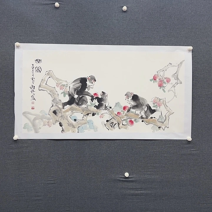 国画书画作品多次