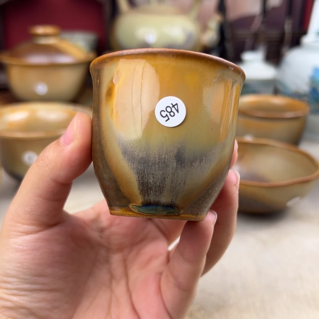杯纯手工茶烧主人杯
