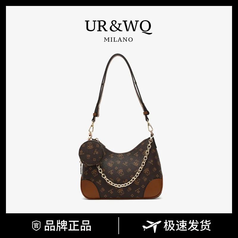 轻奢时尚高级感港风单肩包百搭经典小众斜挎包7025xh