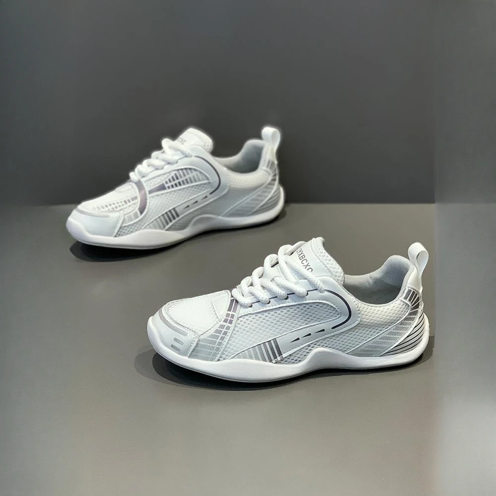 okkdey男鞋秋季透气网面休闲鞋软底阿甘鞋轻便百搭小白鞋德