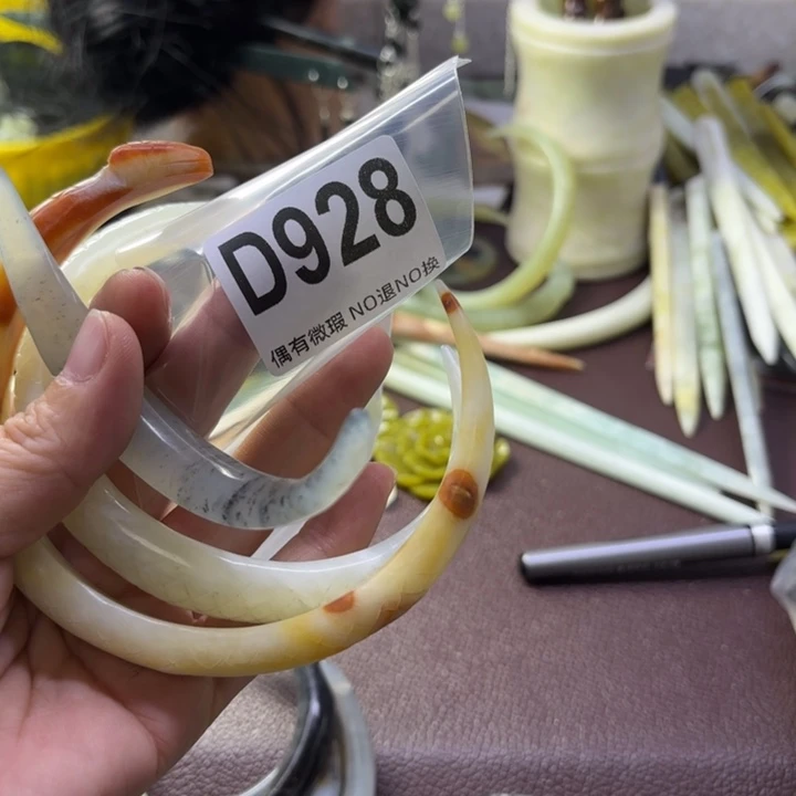 蛇纹石玉发饰合金S****g