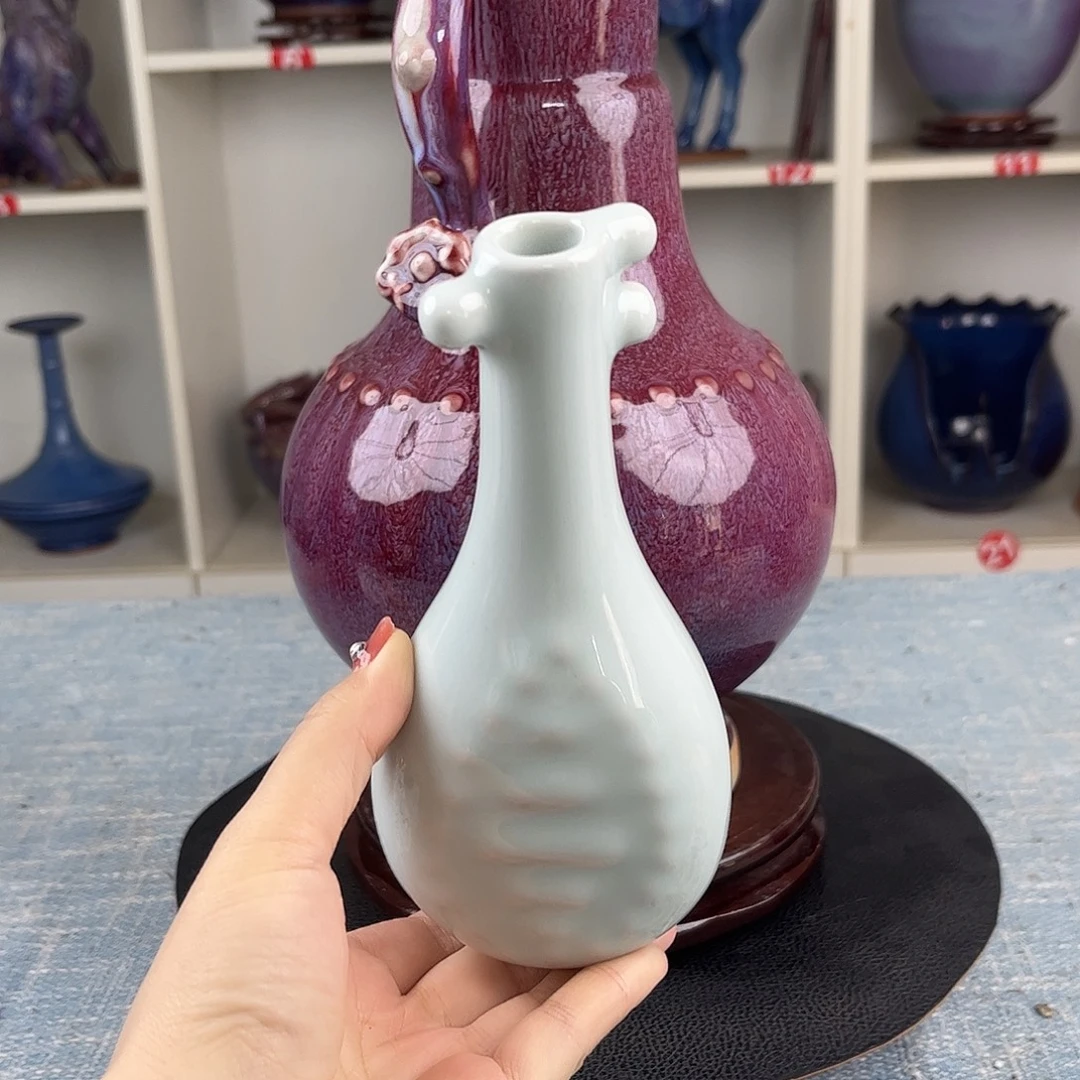 瓷片知音花器摆件