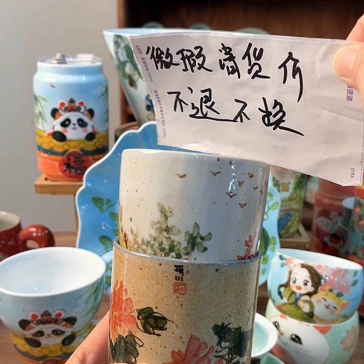 陶景德镇釉下手绘陶瓷