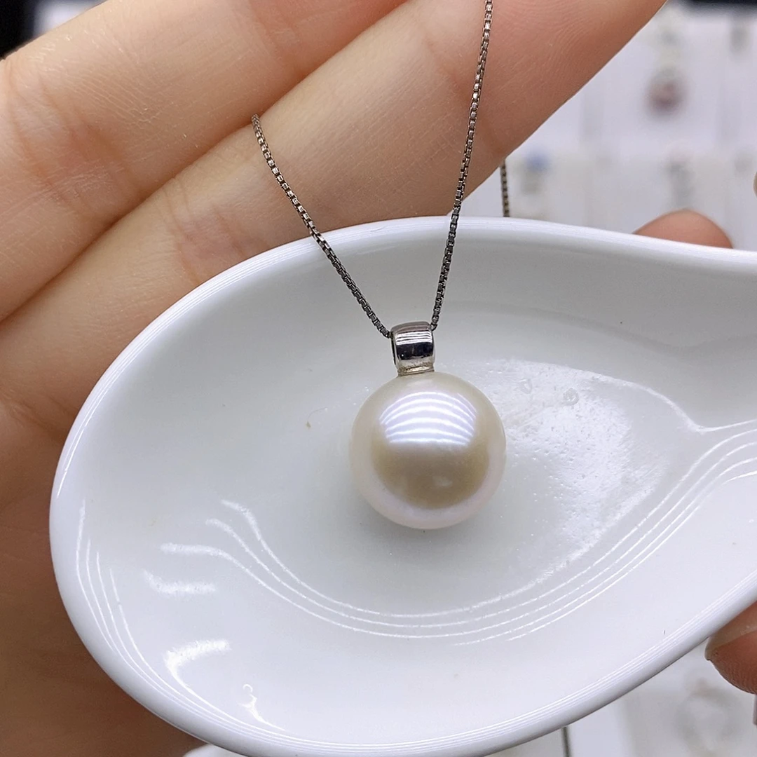 吊坠(赠链)银S925镶嵌淡水珍珠