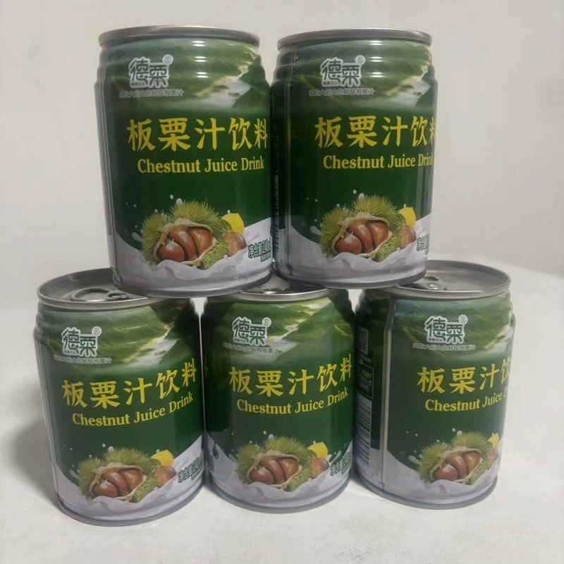 板栗汁河南信阳特产栗子汁果味怀旧经典儿时饮料240ml罐装