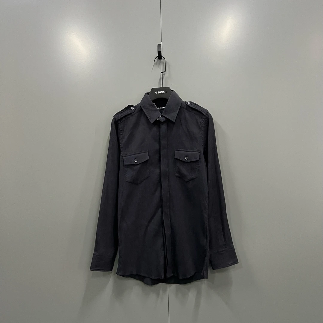 （bb）118 【寄拍】DG 水波纹工装衬衫 39码/95新/501213