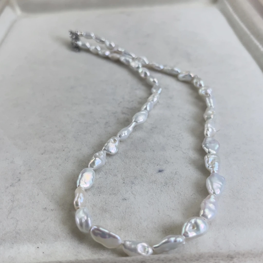 淡水珍珠未镶嵌项链【纯恬】