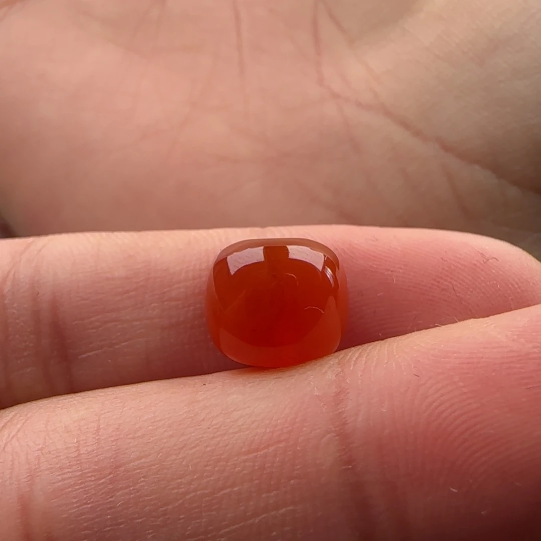 南红玛瑙未镶嵌老型9.3*8.2有沙纹