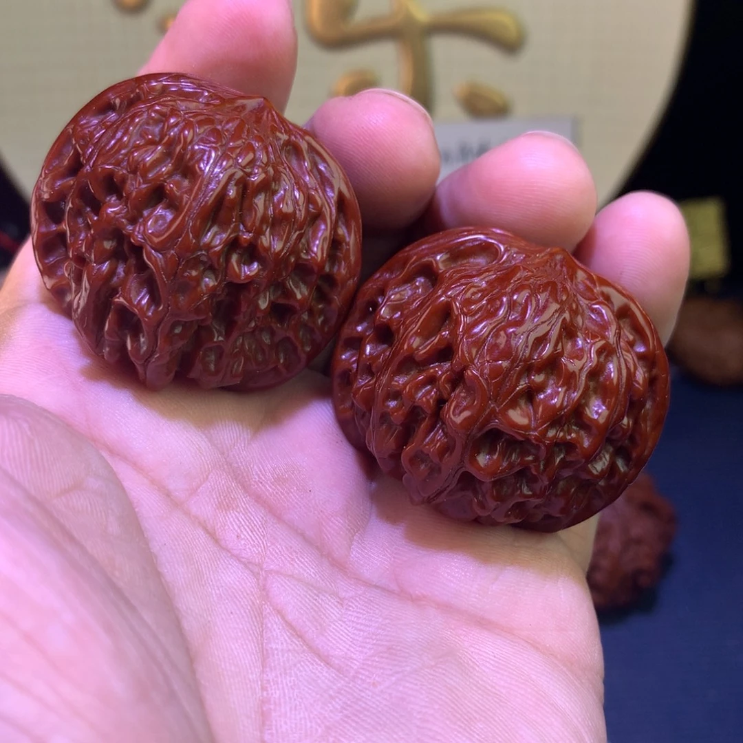 文玩核桃把件石子磨