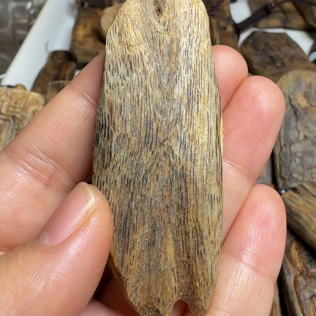 沉香吊坠白棋虫漏树心油牌子8克