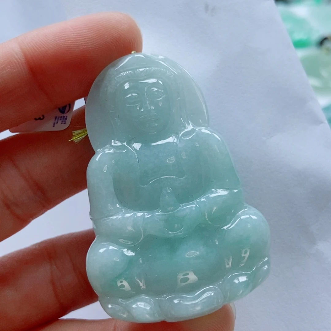 翡翠颈饰未镶嵌天然