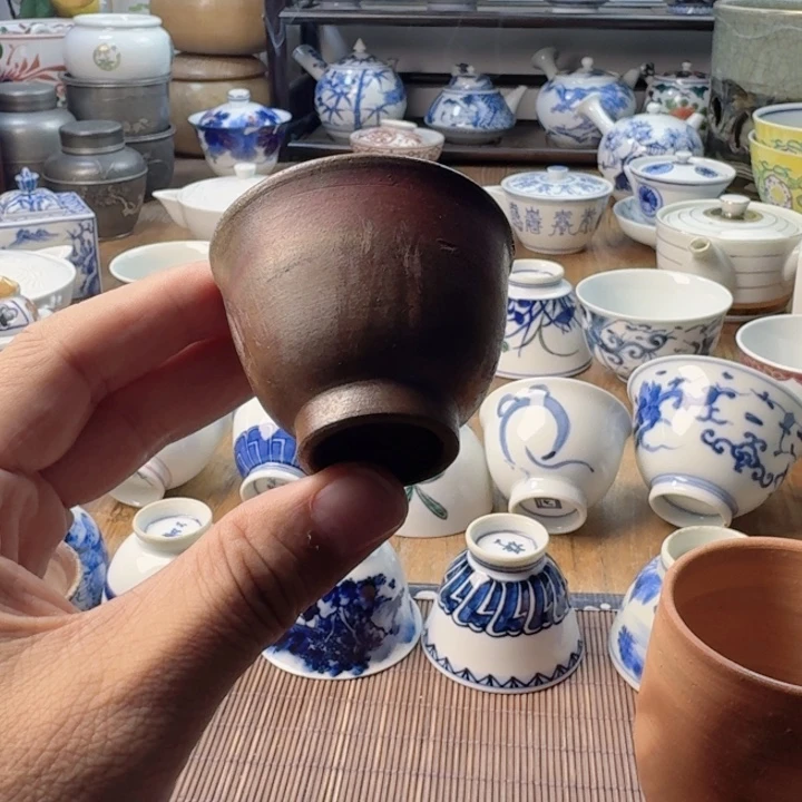 青花瓷器杯子茶具