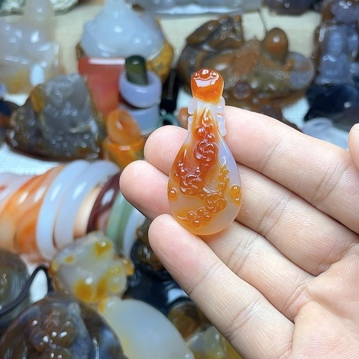 玛瑙/玉髓饰品未镶嵌