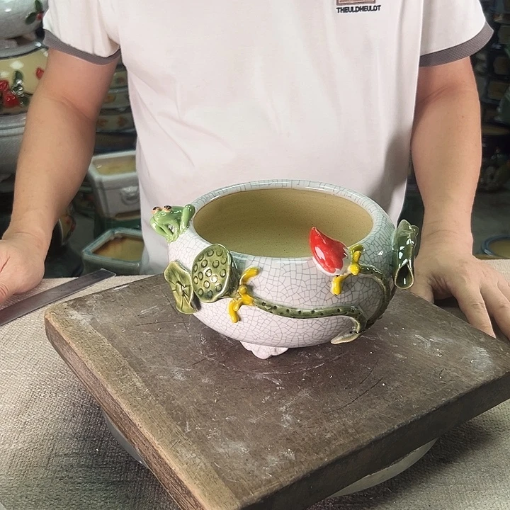 泳坤堂石湾盆陶瓷