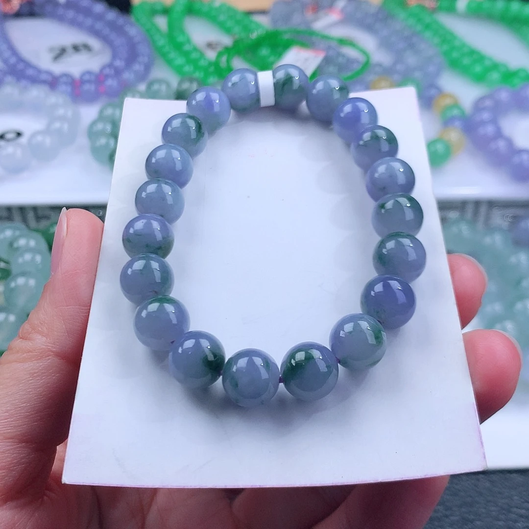 未镶嵌手链翡翠卡10mm