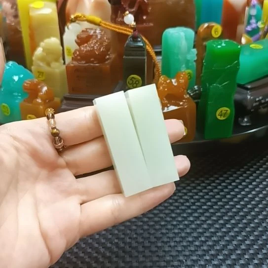 寿山石印石芙蓉青88+++