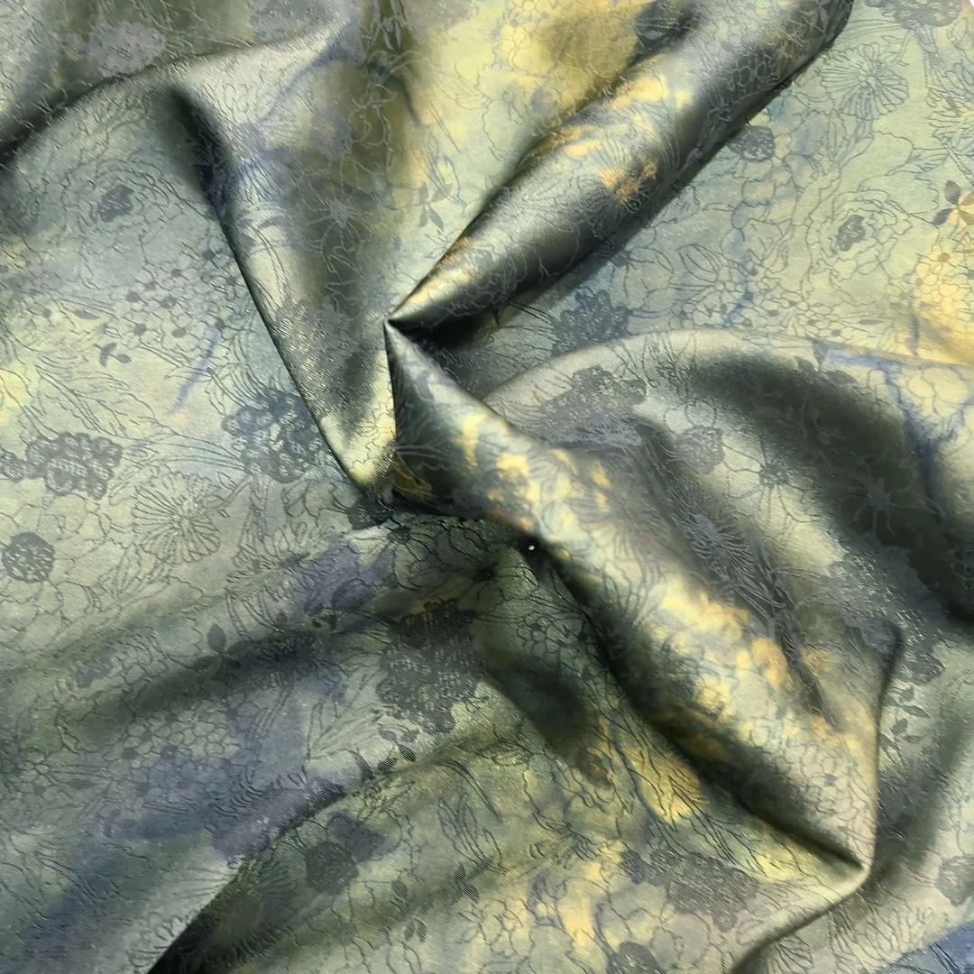 【6029】丝语精品红云纱面料