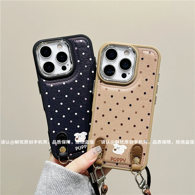 电镀镜框皮纹鼓包适用苹果17/iPhone/华为pura80手机保护壳防摔潮