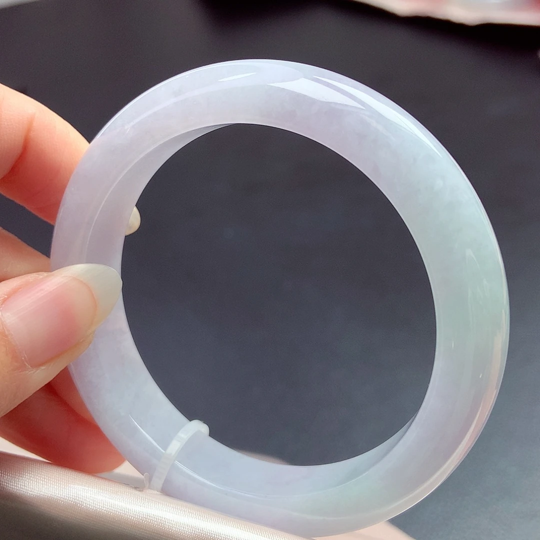 翡翠未镶嵌手镯55.5圈口