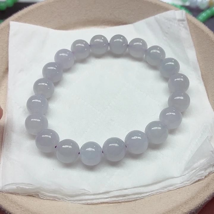 翡翠未镶嵌手链天然缅甸翡翠A货卡9.2