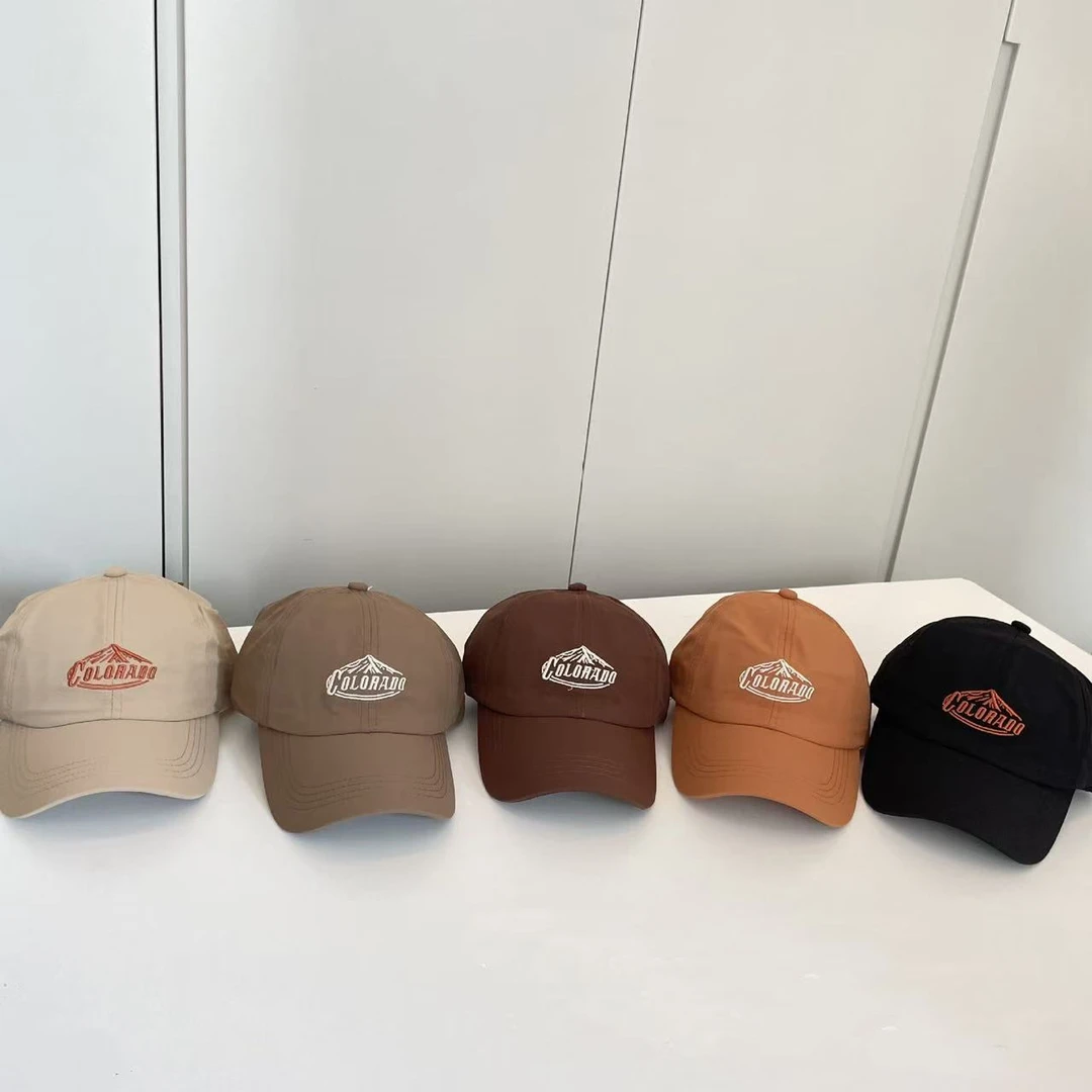 子航同款 春季儿童刺绣防晒鸭舌帽