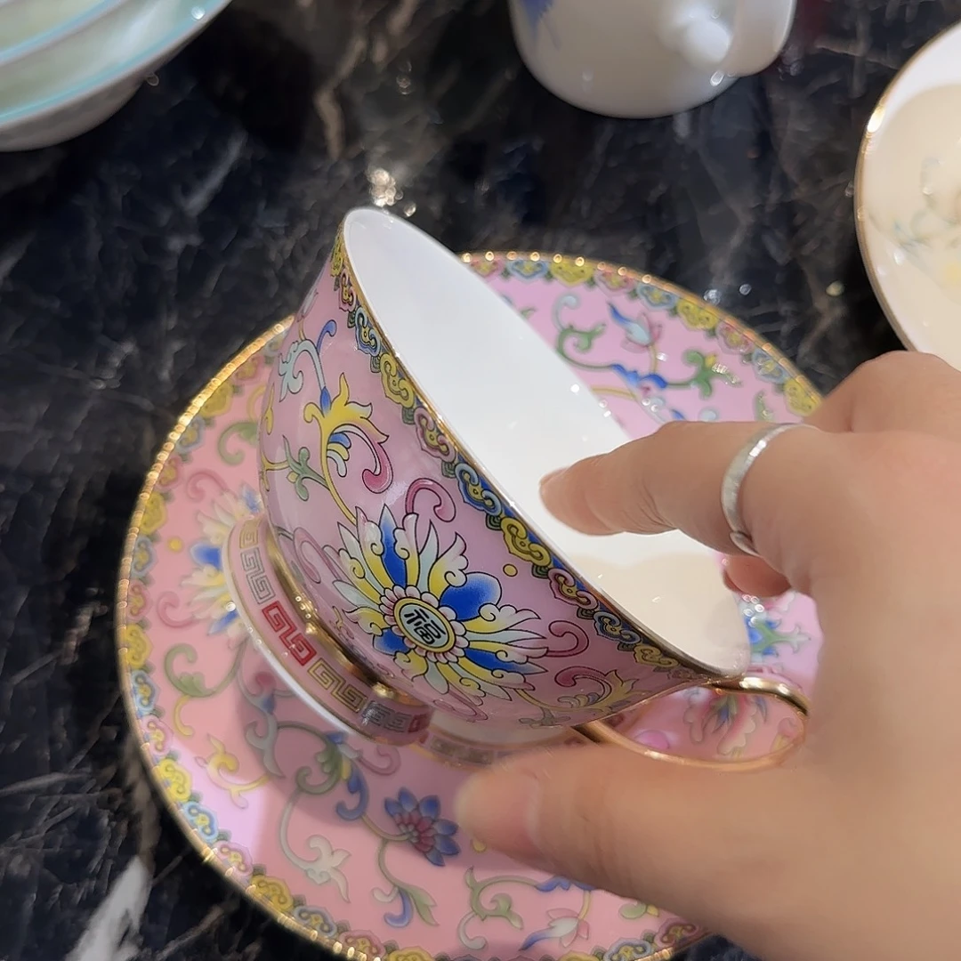 骨瓷珐琅彩工艺制作