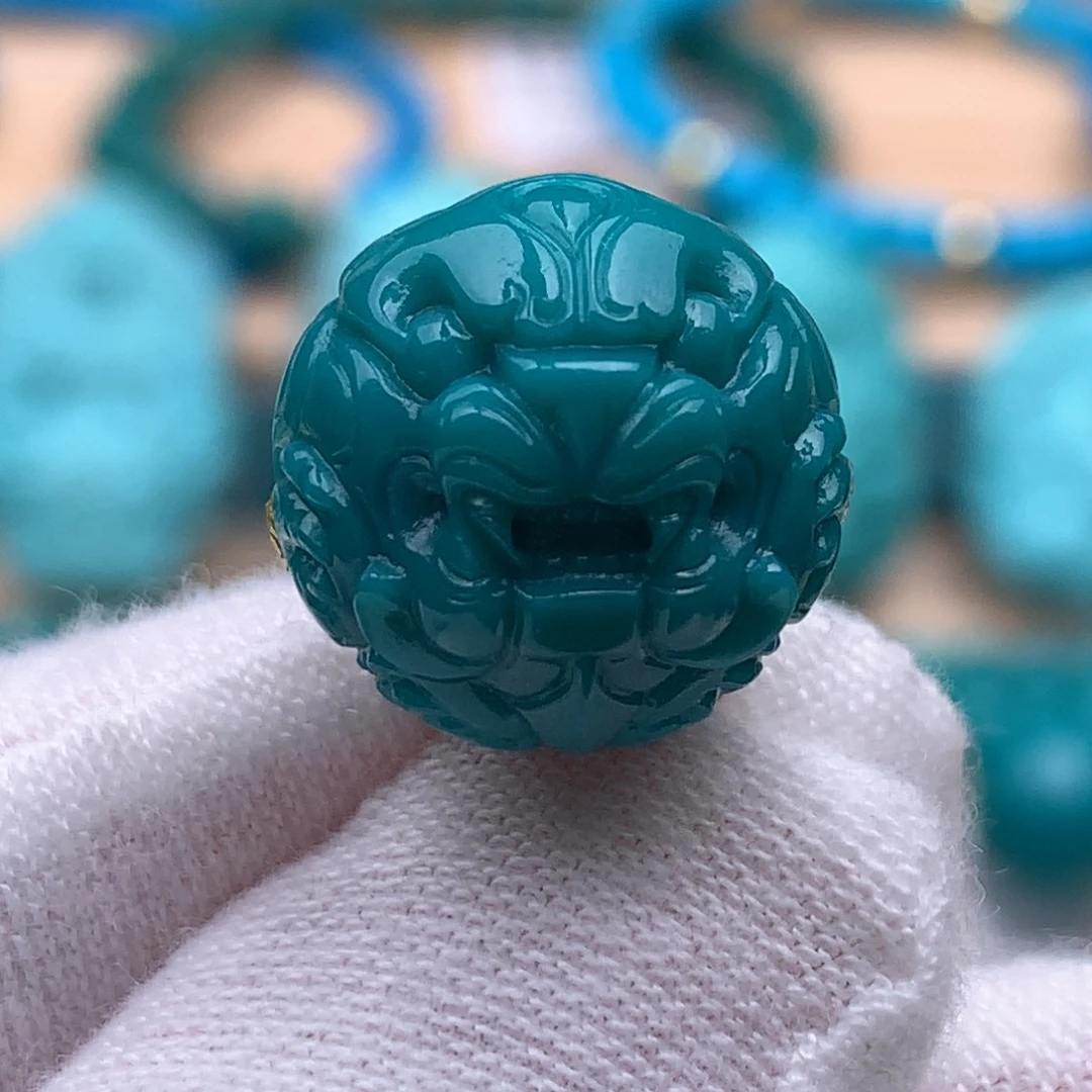 绿松石未镶嵌珠宝奇石15.5mm