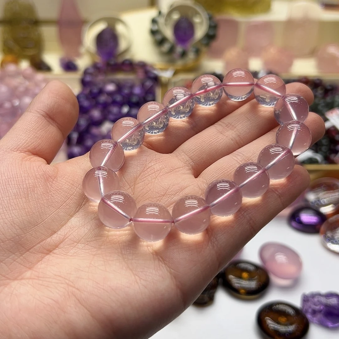 芙蓉石手链未镶嵌