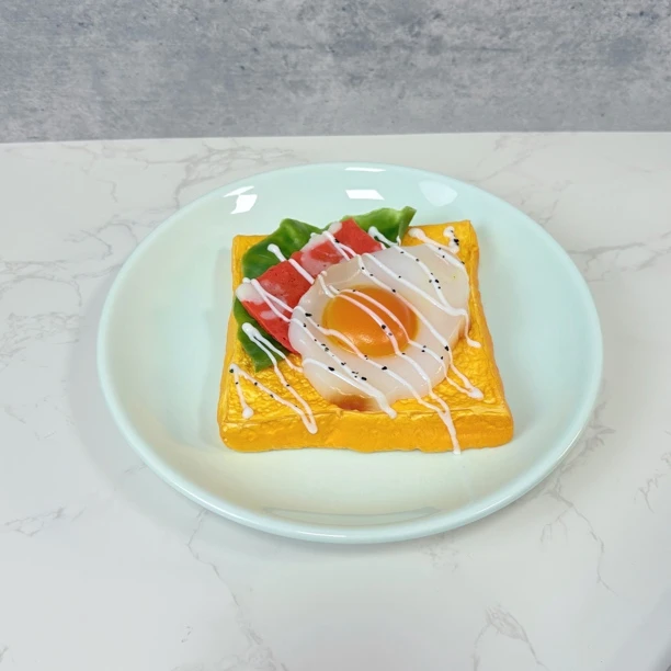 8寸厚边浅盘（影青）高级陶瓷餐具家用烧烤