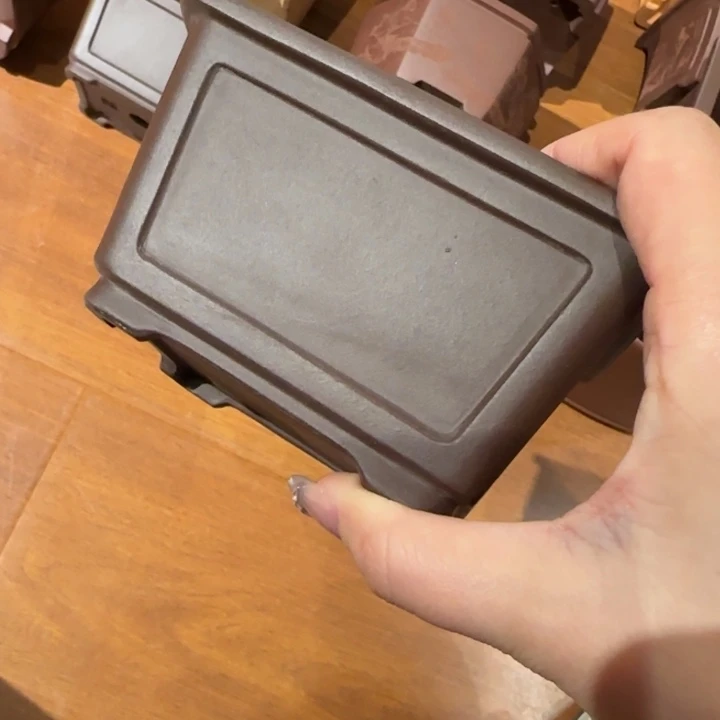 紫砂花盆口径10深度6