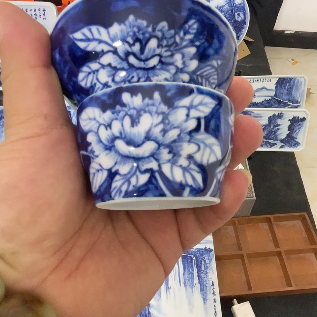 老***王瓷片景德镇瓷器手工手绘