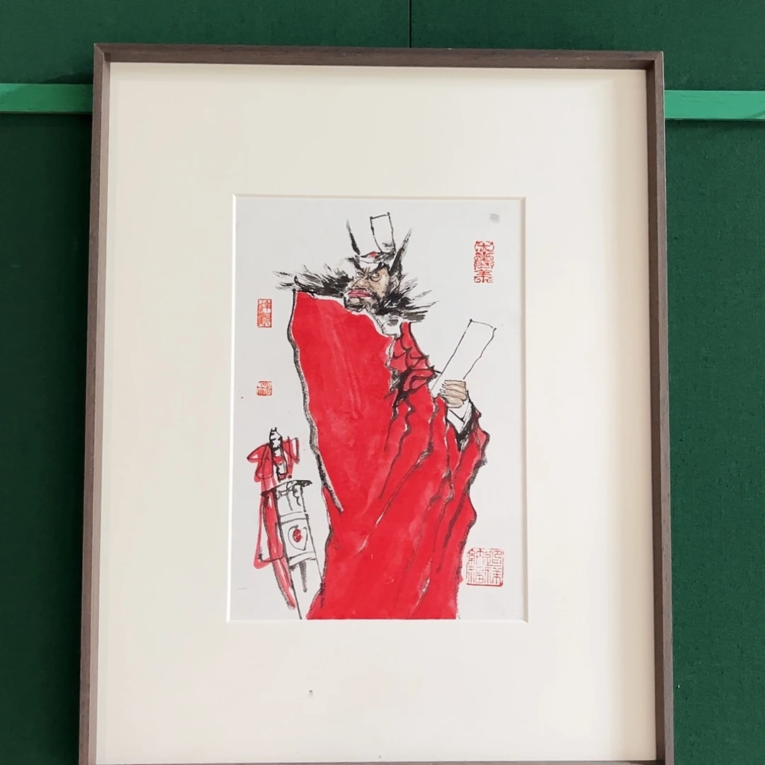 国画张彬带框精装裱福利