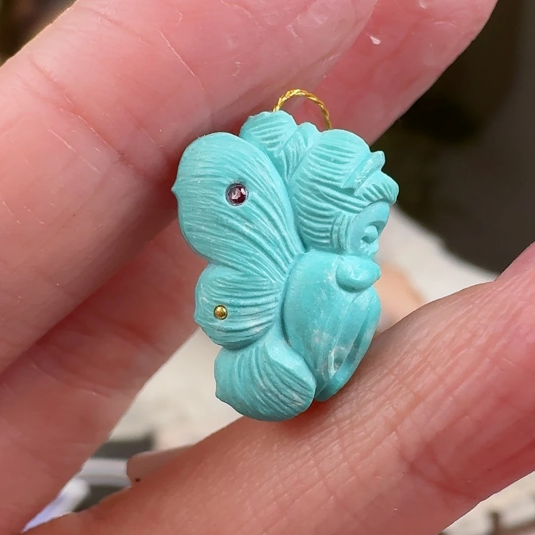 绿松石珠宝奇石未镶嵌