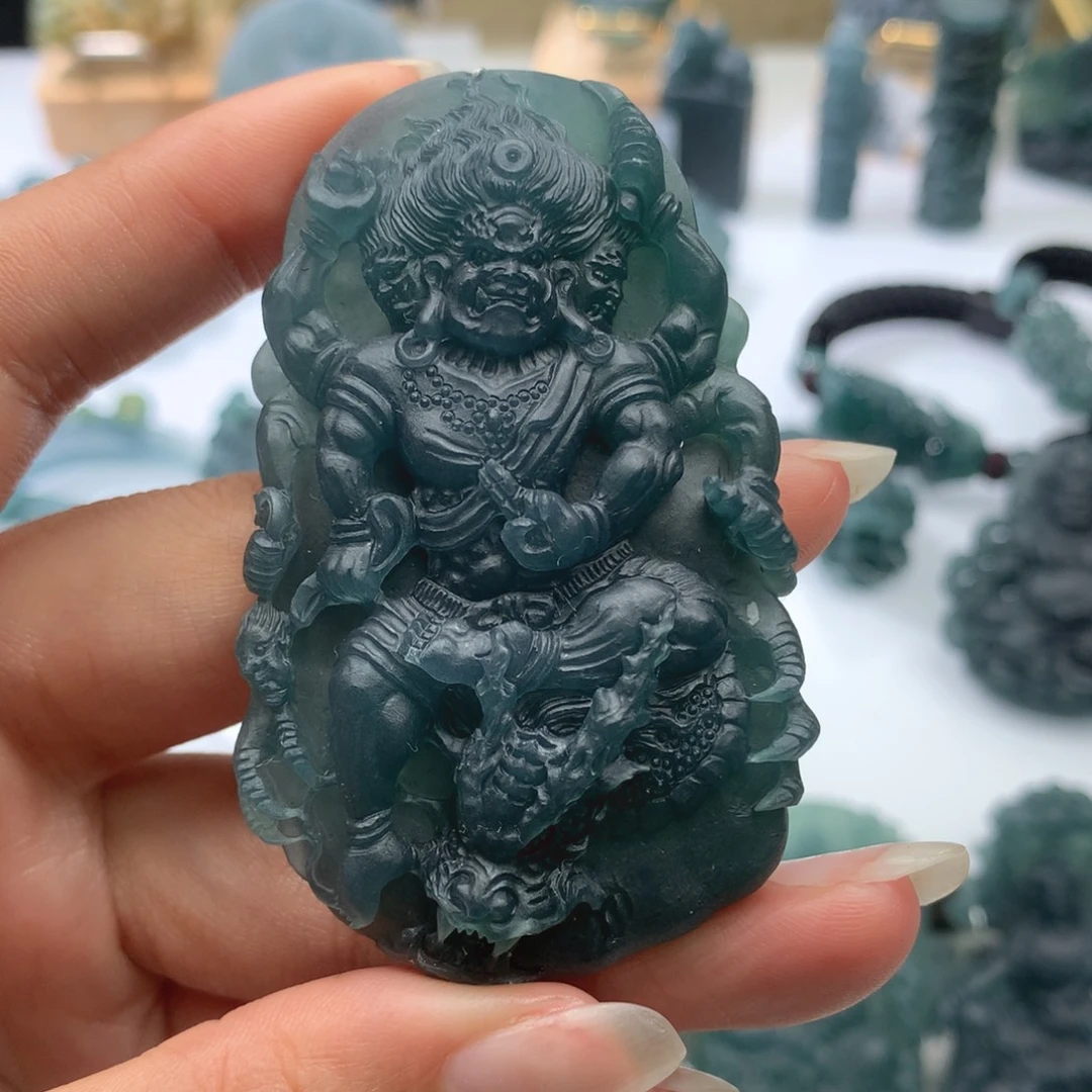 绵***叔定制翡翠未镶嵌毛货不退不换