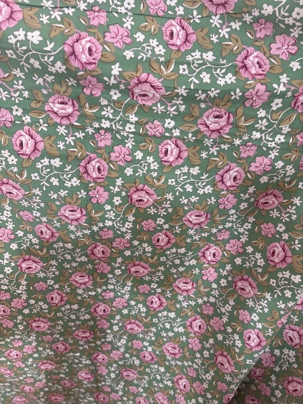 【红红家纺】加厚长绒棉灰色小碎花