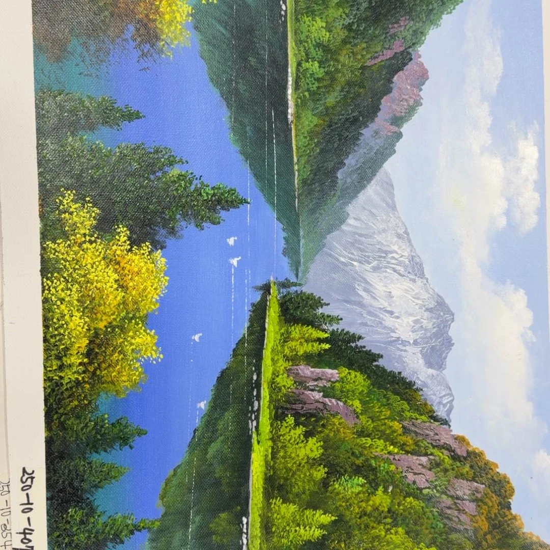 油画我在你心里就是一坨