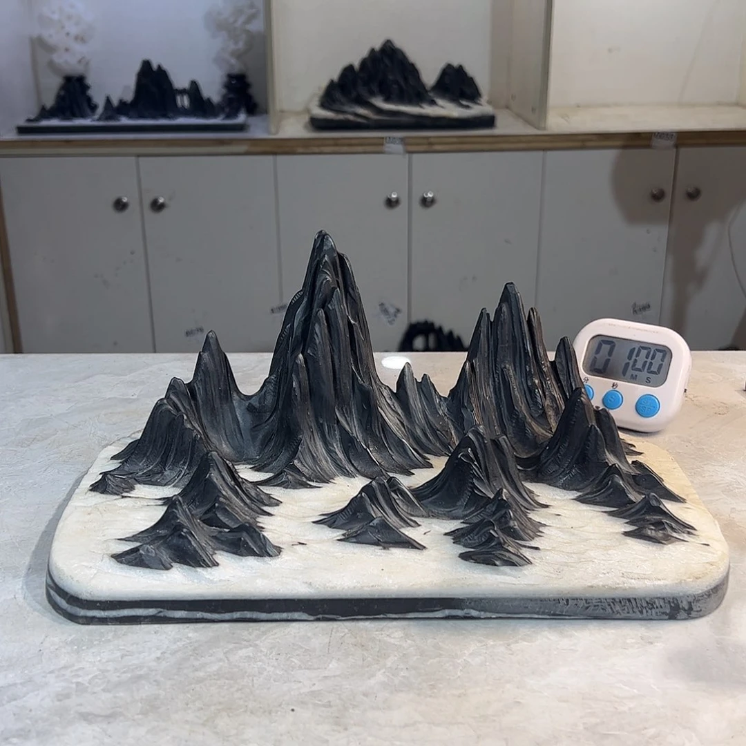 灵璧奇石博览会摆件长**美