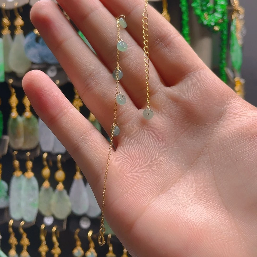 翡翠未镶嵌耳饰翡翠