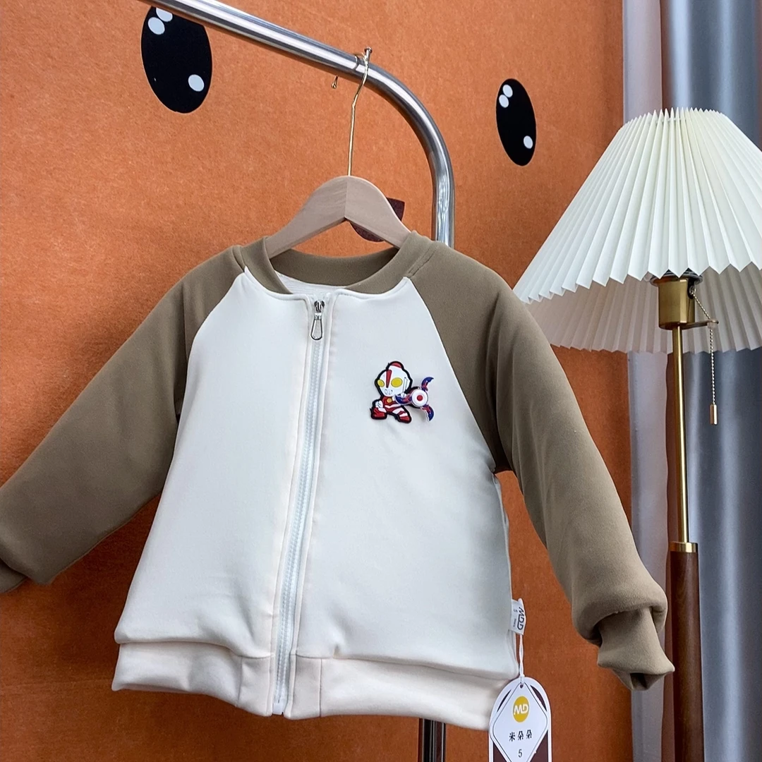 插肩袖棉衣卡通保暖舒适儿童男女宝