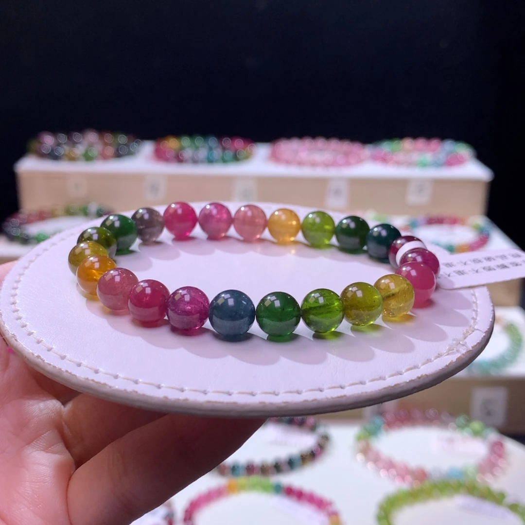 碧玺未镶嵌手链碧玺