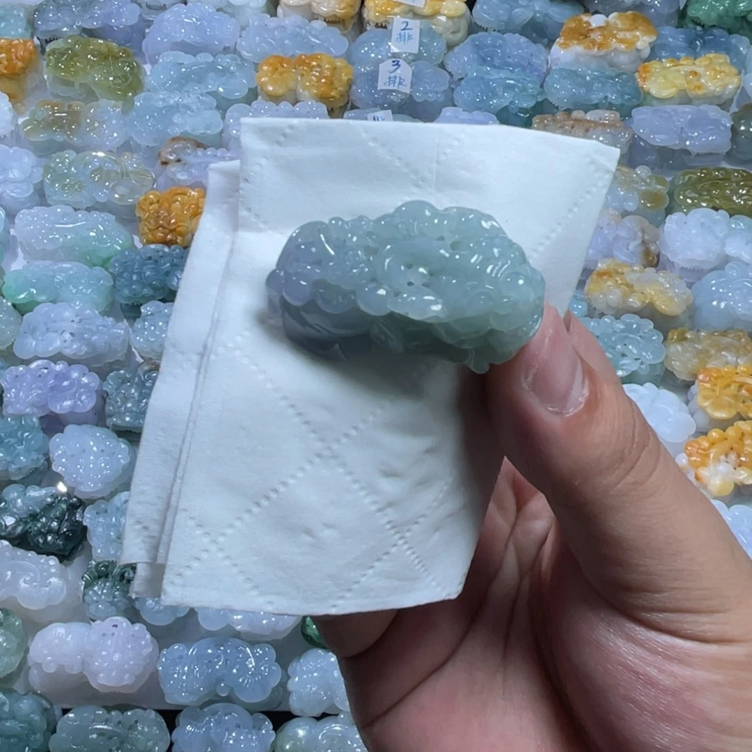 翡翠未镶嵌颈饰天然