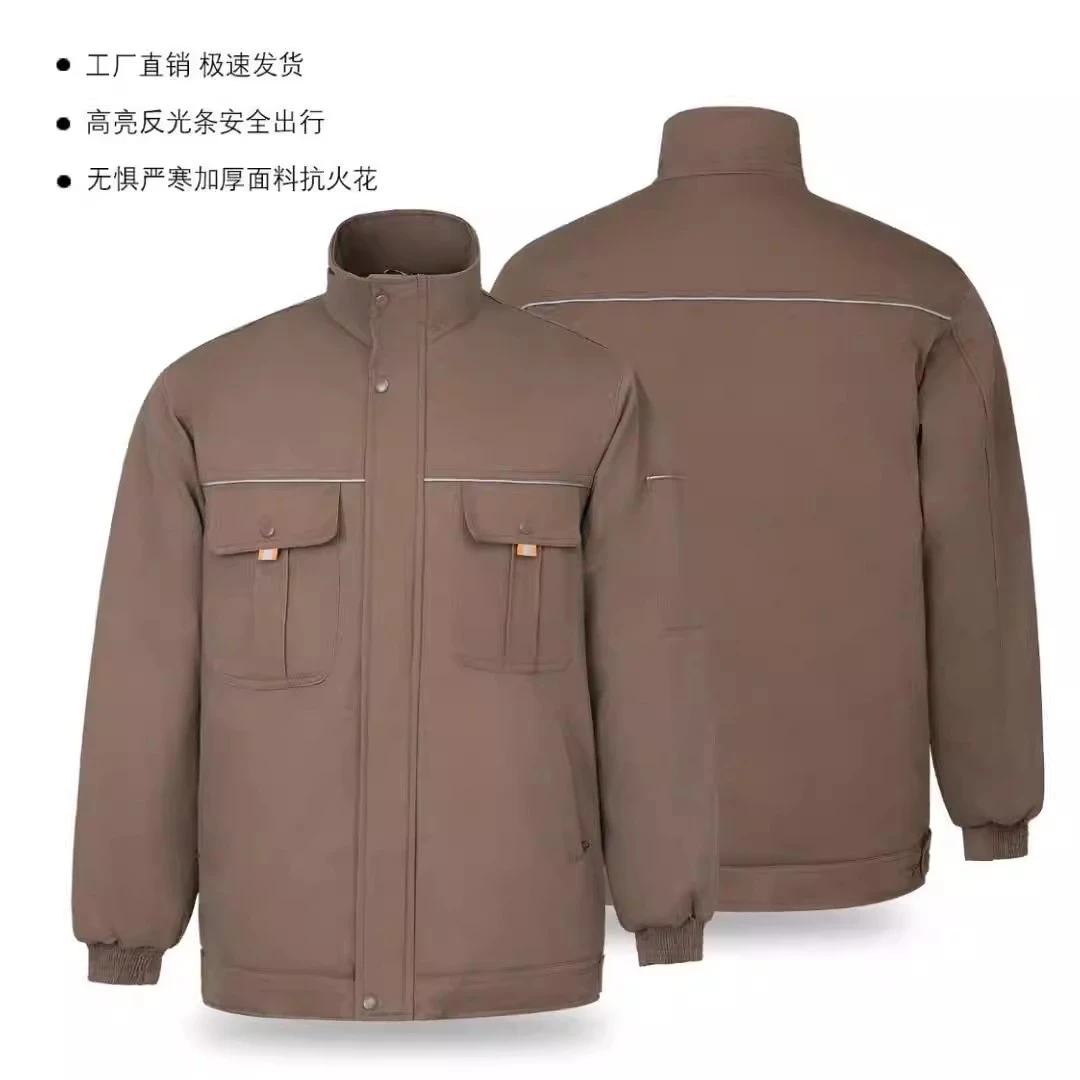 纯棉工作服棉服电焊工作服防烫耐磨冬季纯棉防寒防静电棉袄加厚棉