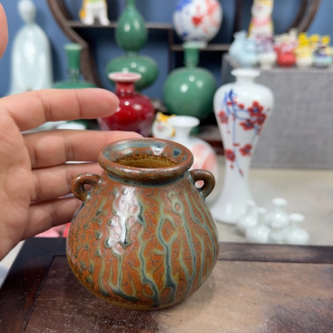 陶瓷手工小花器摆件