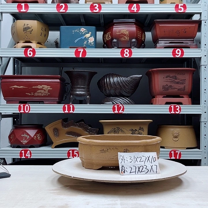 紫砂花盆紫砂花盆