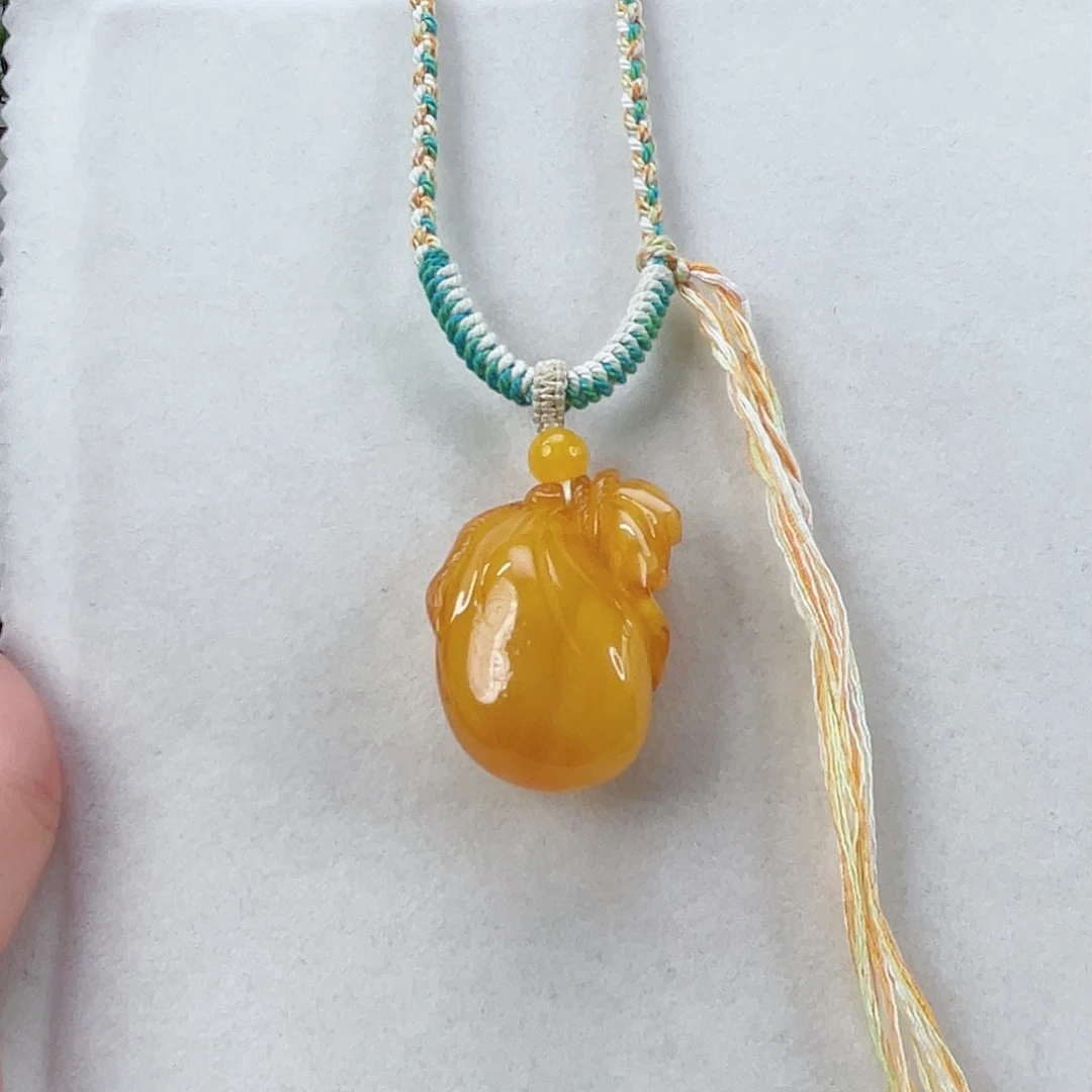 蜜蜡颈饰未镶嵌蜜蜡